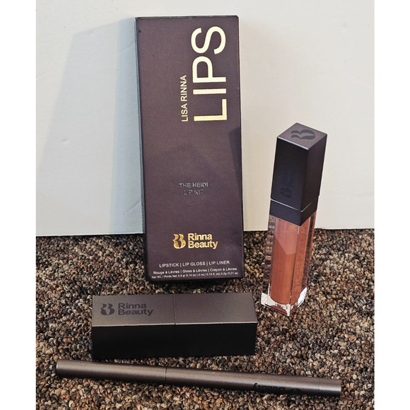 Rinna Beauty Lisa Rinna Lipstick The Heidi Lip Kit - Lip Gloss, Lipstick , Liner - Picture 1 of 4